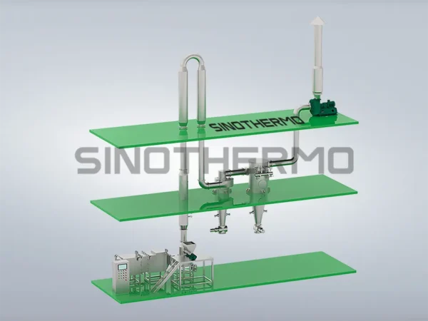 Image of a SINOTHERMO Pneumatic Dryer, an industrial machine used for drying materials.