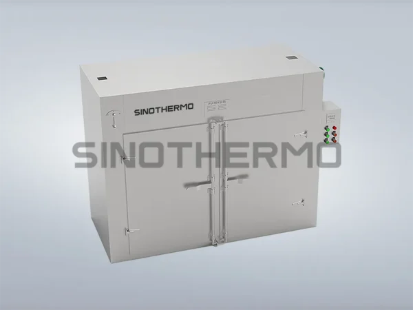 Image of a SINOTHERMO Tray Dryer, an industrial machine used for drying materials.